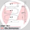 ZIMMERMANN 21647.150.1 Brake Pad Set, disc brake